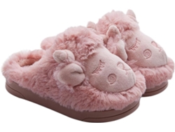 Pantuflas De Algodón Para Hombre Adulto, Con Diseño De Conejo De Peluche, De Espuma Suave Para Halloween, Ideales Para Exteriores.