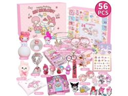 Calendario de Adviento Kuromi para Niñas 2026 Calendario Navideño Accesorios Decoraciones Navideñas Kuromi Kuromi Aeuzwr
