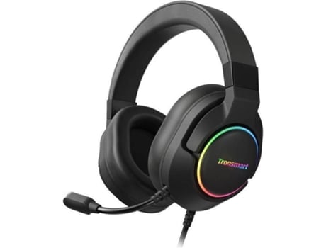 Auriculares Gaming Bluetooth TRONSMART Sparkle Virtual 7.1 (On Ear - Micrófono - Negro)