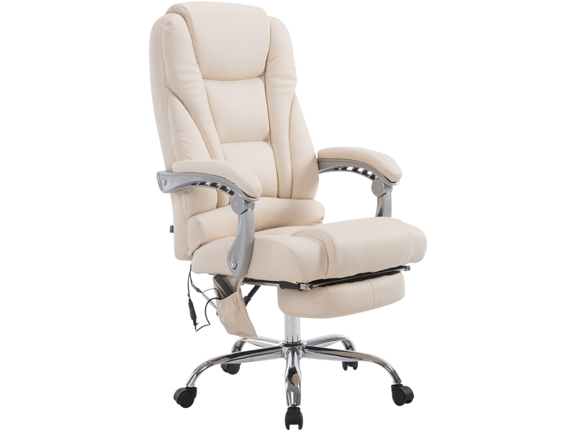 Silla De Oficina De Masaje Pacific V2 creme CLP
