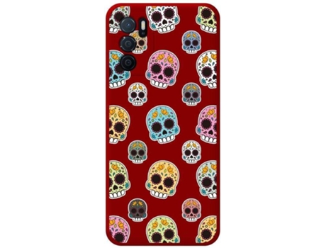 Carcasa Oppo A16 / A16s TUMUNDOSMARTPHONE Catrina Rojo