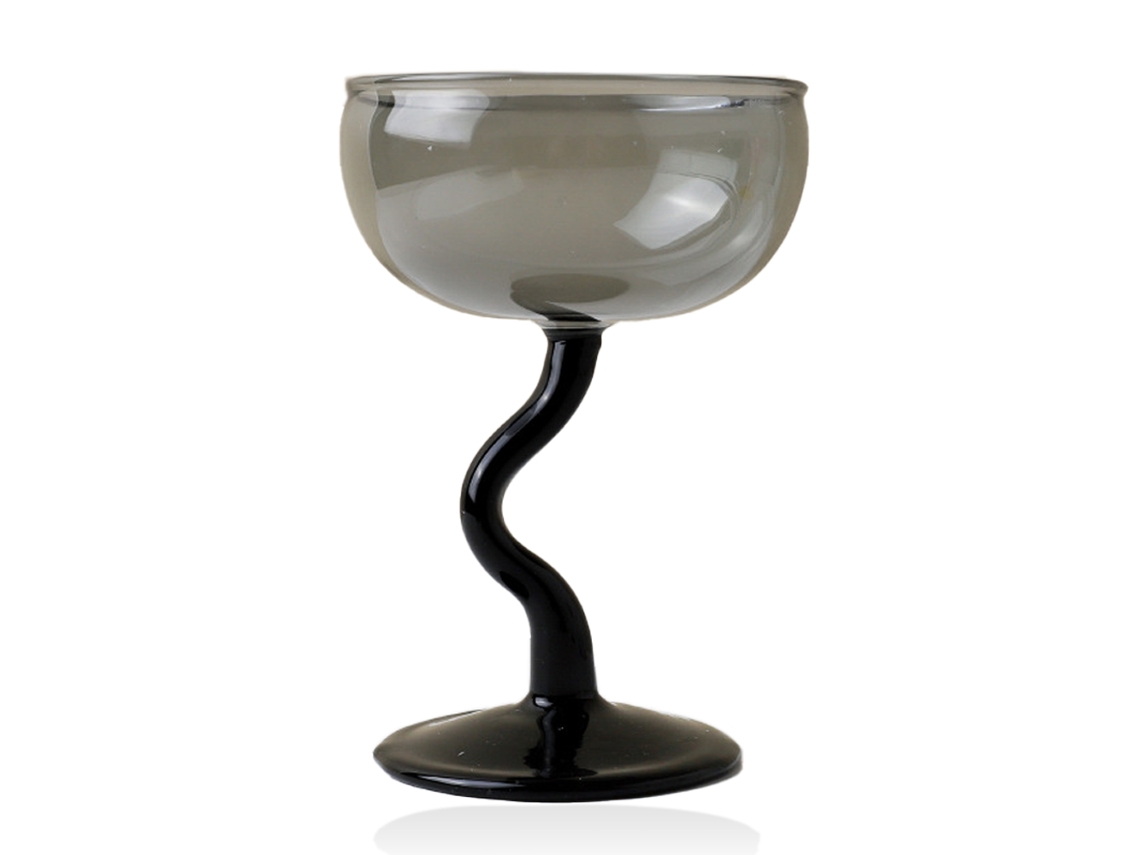 Vaso de Postre de Vidrio, 240ml, Ideal para Helados, Ensaladas y Cócteles JEIIBRZUI