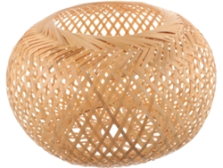 Lámpara Colgante De Bambú Tejido, Multiusos, Estructura Trenzada, Luz Suave Para Techo.