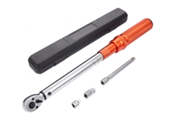 Llave dinamométrica 3/8 14 110 Nm con extensiones y estuche Tekmaquinas