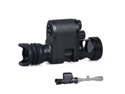 Cámara monocular de visión nocturna digital Gusshious para caza con infrarrojos en oscuridad total, mira telescópica con visión nocturna HD 720p, color negro