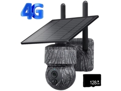 Cámara de pesca con energía solar, conectividad 4G, cámara 4G de 5 MP (UE), tarjeta de memoria 8GB, OEM