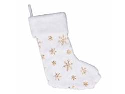 Vlrla-media Calcetín De Navidad Bordado Con Copo De Nieve Y Lentejuelas Para Decoración Familiar De Vacaciones Navideñas