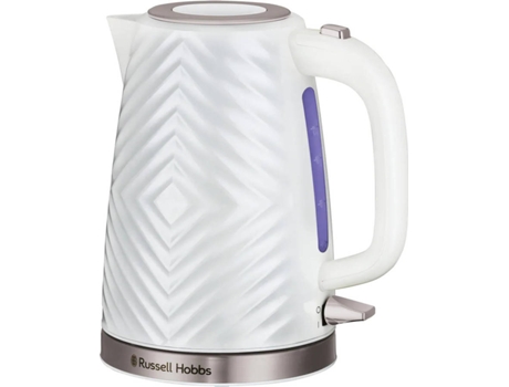 Hervidor de Agua Eléctrico RUSSELL HOBBS Groove White 26381-70 (1.7 L - 2400 W)
