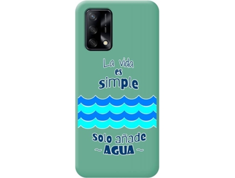 Carcasa Oppo A74 4G TUMUNDOSMARTPHONE Agua Verde