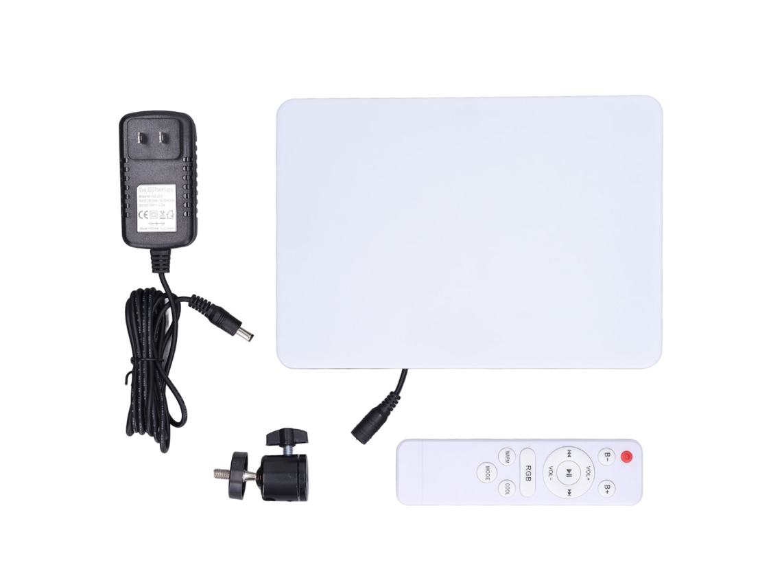 Luz De Relleno Led Para Fotografía Rgb De Plástico Y Metal Colorida, Luz De Vídeo Portátil Para Streaming En Directo