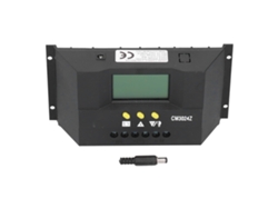 Controlador solar Primerox PWM de 12V/24V y 40A con pantalla LCD y protecciones para generación fotovoltaica.