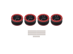 4pcs Llantas De Aleación Cnc 1.9in Para Rc, Ruedas Beadlock Hub Para Track Axial Scx10 90046 Axi 03007 Mst