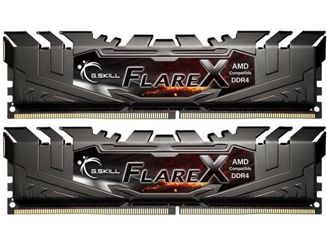 Memoria RAM DDR4 GSKILL Flare X 2x8 GB (3200 MHz - CL 14 - Negro)