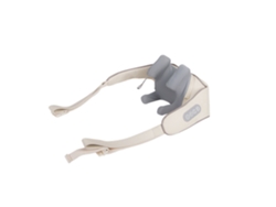 Masajeador muscular trapezoidal con calefacción, masajeador de espalda con borde gris beige, calefacción por infrarrojos, tres modos, Sfushos