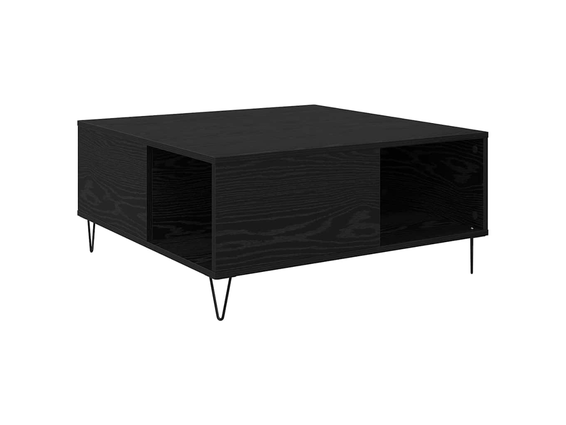 Mesa de centro de madera antigua con almacenamiento 92x53x45 cm HARLANV1