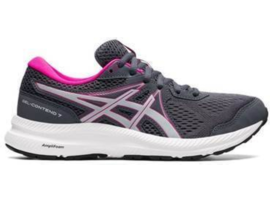 Zapatillas ASICS Gel Contend 7 Material Mujer (37.5 - Gris)