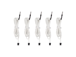 5 Termistores Con Cable Resistente A Altas Temperaturas, Acero Inoxidable, 100k, Sensor De Temperatura, 2m