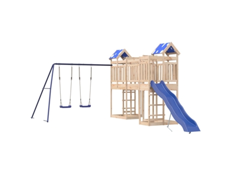 Parque infantil de exterior de VIDAXL madera maciza de pino