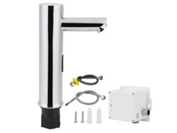 Grifo automático con sensor sin contacto para baño, 20 cm, G1/2"