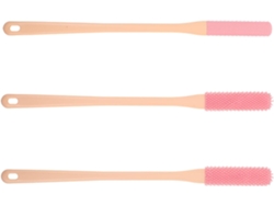 Juego De 3 Cepillos De Limpieza Compactos Dorados