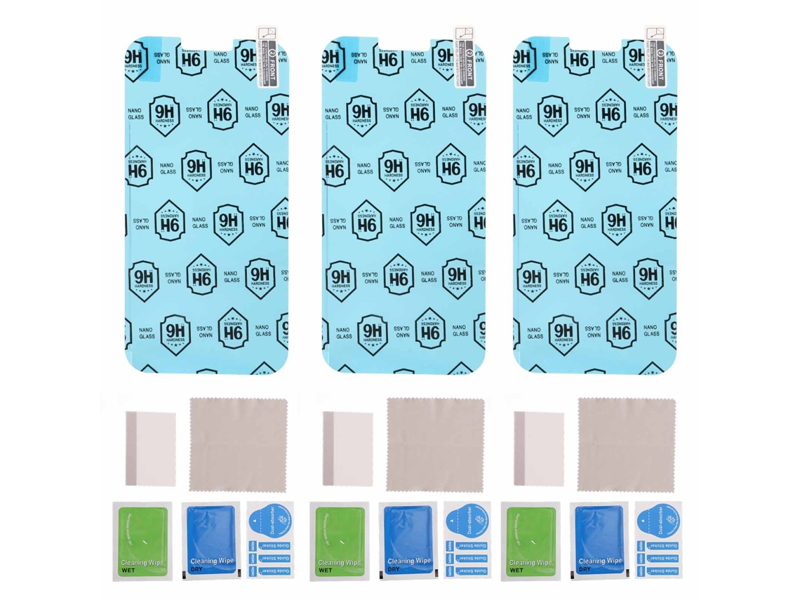3 Piezas De Protector De Pantalla Pet Nano A Prueba De Explosión De 9h Para Iphone 13 Pro Max
