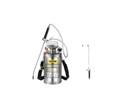 Rociador manual de acero inoxidable Vevor, boquilla ajustable, múltiples capacidades, 6 l (1,5 galones) OEM