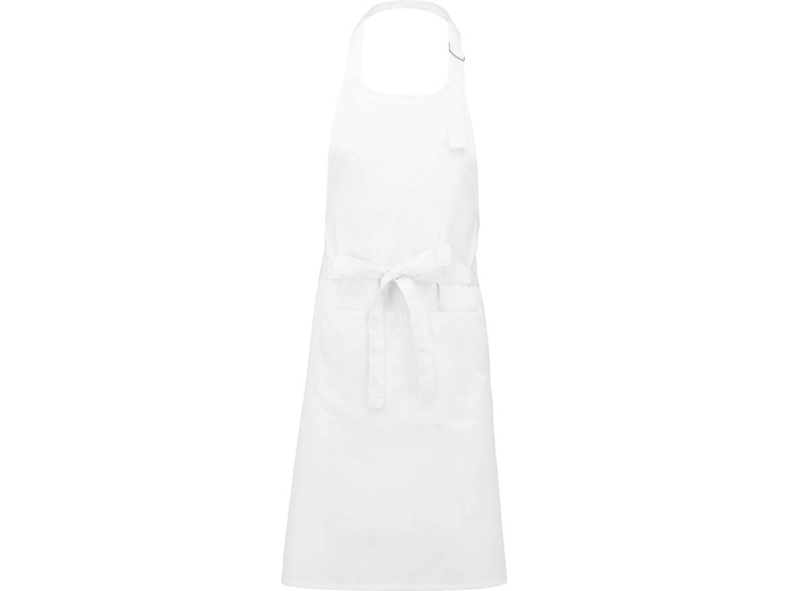 Delantal KARIBAN con Hebilla de Ajuste (Blanco - Poliéster - 90 x 76 cm)