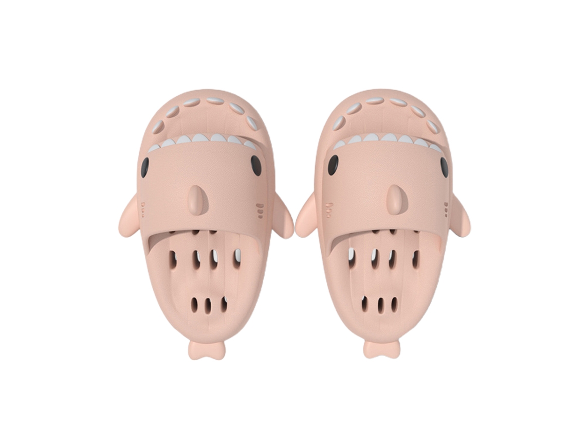 Chanclas Con Diseño De Tiburón, Antideslizantes, De Punta Abierta, Unisex, Ideales Para El Baño Y La Playa.