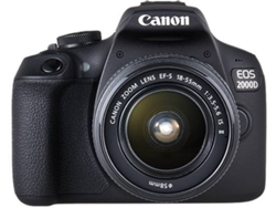 Kit Cámara Réflex CANON 4000D + 18-55 DC + 75-300 DC (ISO: 100 a 12800)
