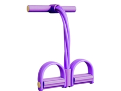 Entreno Abdominal Con Bandas De Resistencia - Roxo