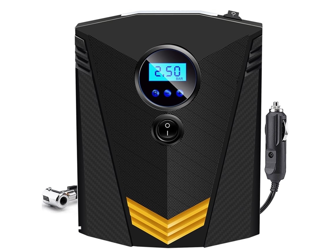 Compresor De Aire Portátil De 12 V, 120 W Y 150 Psi Con Manómetro Digital Y Luz Led, Para Neumáticos De Coche.