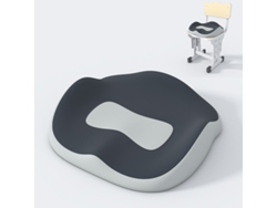 Cojín De Asiento De Espuma Viscoelástica Transpirable Para Aliviar El Dolor Por Estar Sentado Durante Períodos Prolongados, Gris Gertiz
