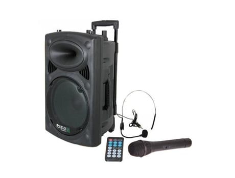 Columna Amplificada 15'' 800W Usb/Bt/Sd/Bat Ibiza