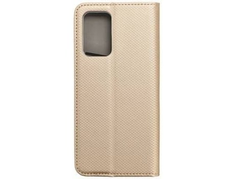 Carcasa Samsung Galaxy A52, A52 5G LMOBILE Libro Horizontal Dorado