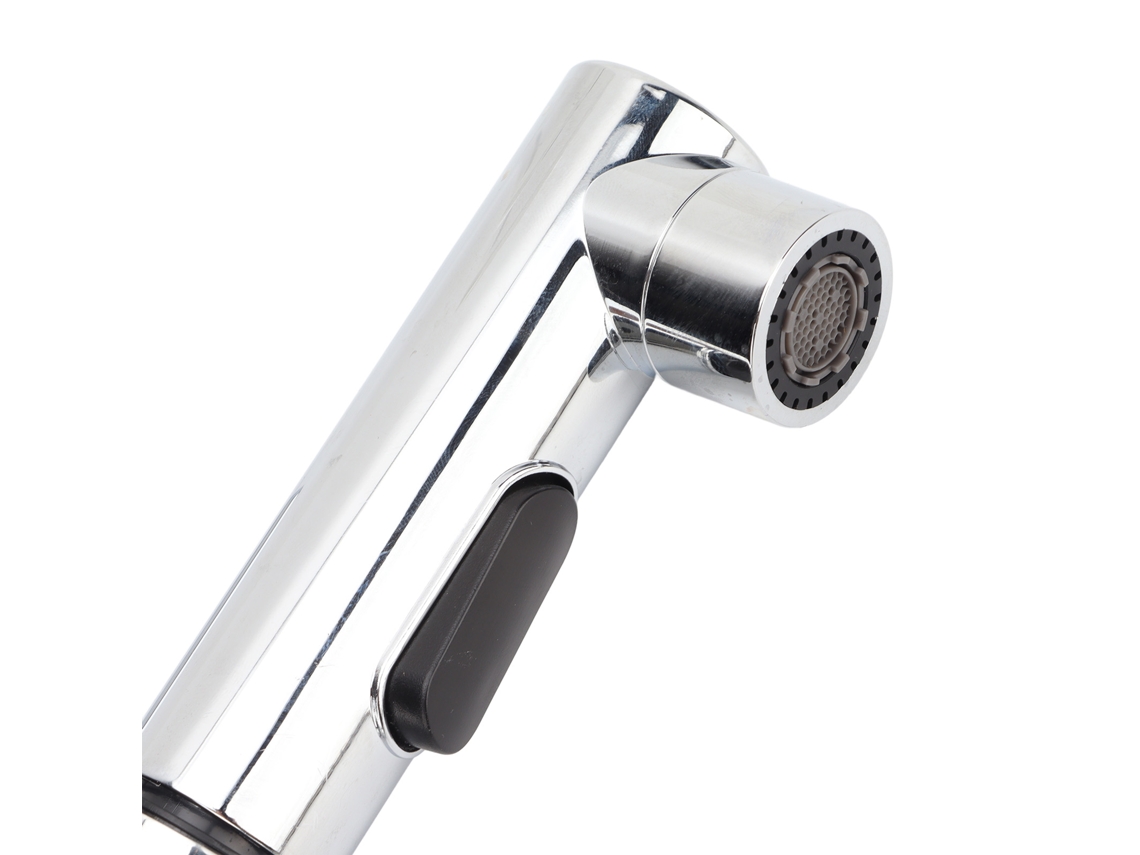 Grifo extraíble para lavabo, inoxidable, agua fría y caliente