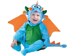 Disfraz de Bebé DISFRAZZES Dragoncito Azul (Talla: 6 a 12 meses)