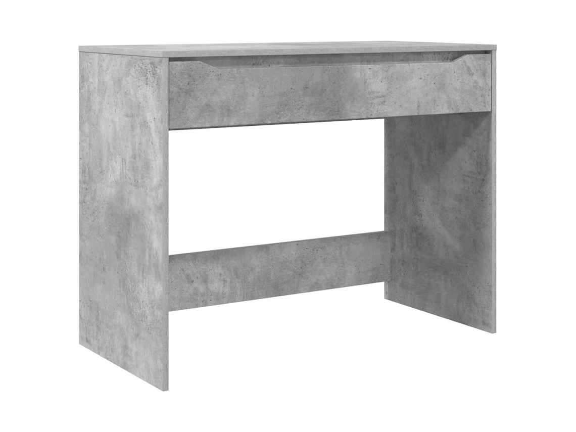 Maison Exclusive - Escritorio Gris Concreto 100 X 50 X 78 Cm Madera Contrachapada