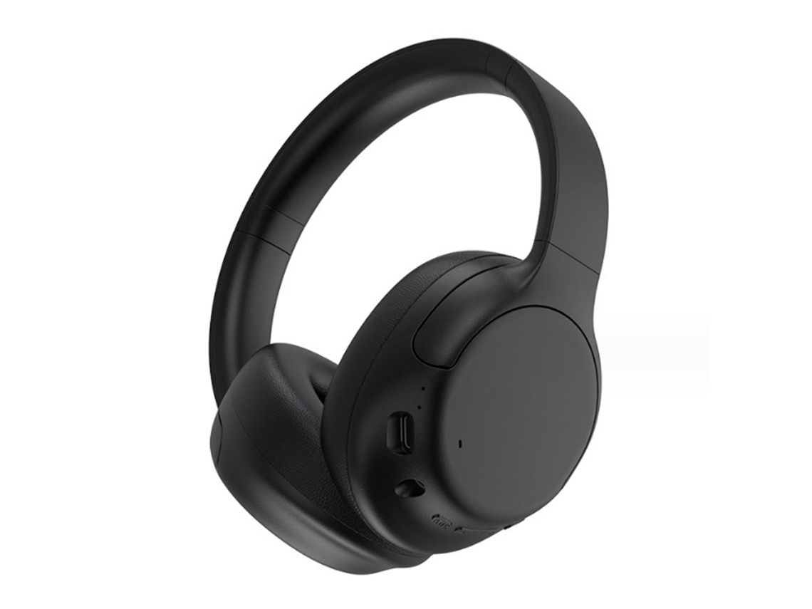 Cancelación activa de ruido Auriculares híbridos inalámbricos Bluetooth con cancelación activa de ruido con micrófono Orejeras de graves profundos VEANXIN