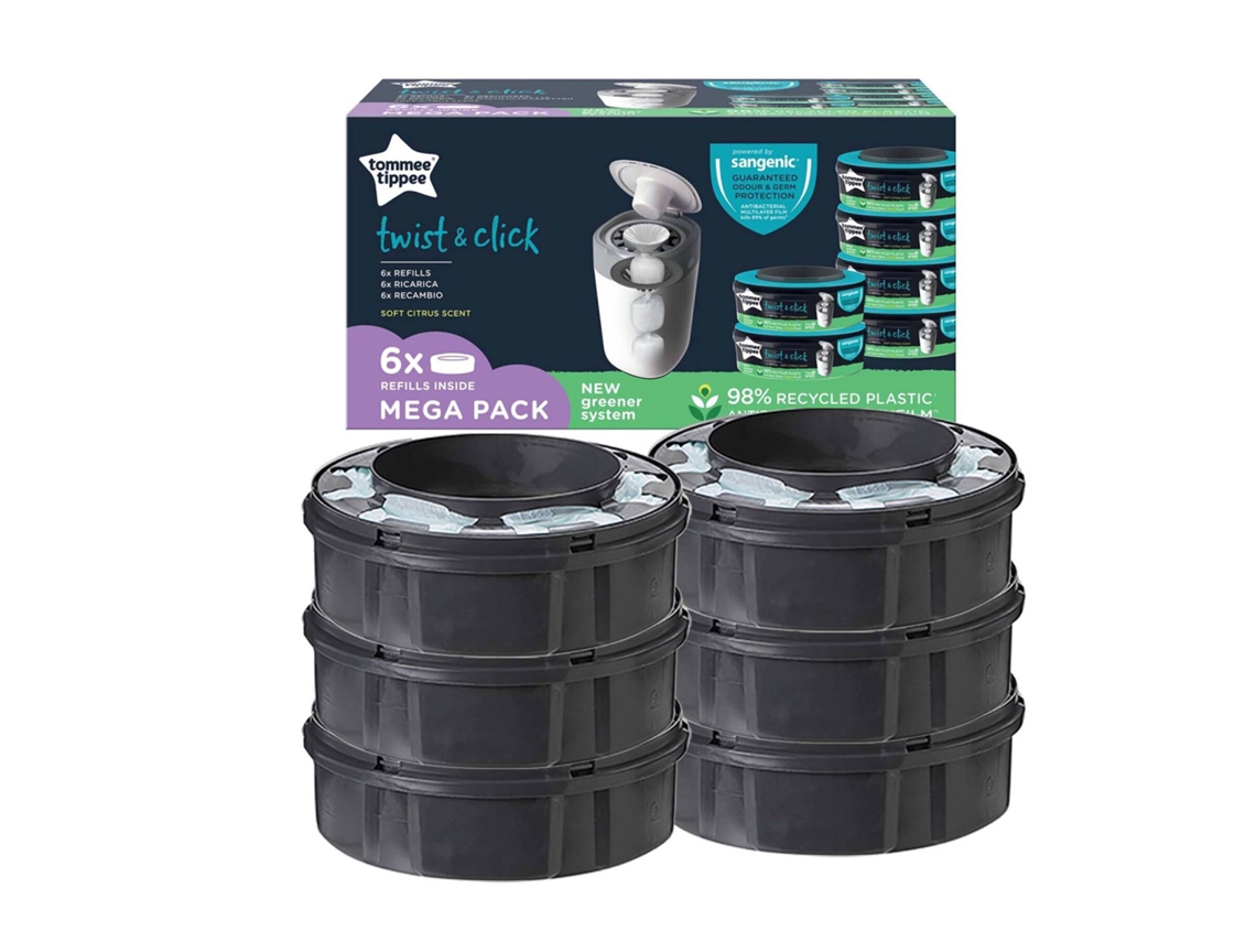 Recargas Contenedor para Pañales Sangenic Gris Tommee Tippee