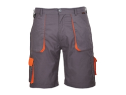 Bermudas Portwest en contraste, estilo cómodo, negras, talla M