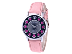 Reloj De Pulsera Casual De Cuarzo Zhoulianfa A La Moda Para Hombres Y Mujeres, Color Rosa.