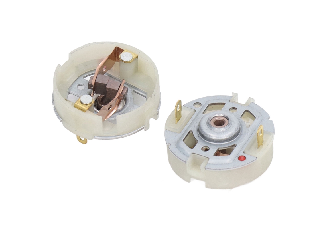 2026velora-2 Piezas Cepillo De Carbono Para Motor Rs550 Con Soporte Accesorio Para Taladro Destornillador Eléctrico