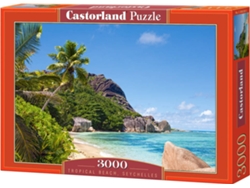 Puzzle CASTORLAND Tropical Beach, Seychelles (3000 Piezas)