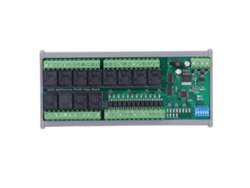 Módulo Relé Rs485 12 Canales Placa Pcb Din Rail Control Industrial 24v Componentes Accesorios