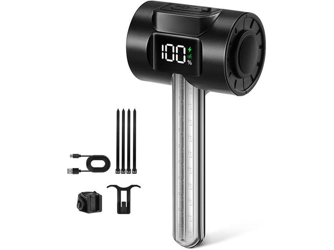 Luz Trasera Led Recargable Para Bicicleta, Brillante Para Uso Nocturno En Exteriores, Multiusos.