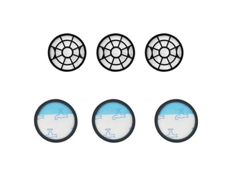 3 juegos de piezas de filtro Hepa para Rowenta Swift Power Cyclonic Ro2932Ea Ro2933Ea Ro2957Ea Ro2981Ea Ro2910Ea Ro2913Ea Zr904301