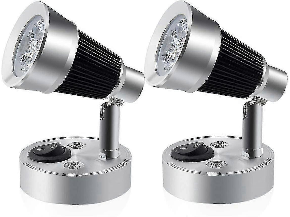 Luz de lectura LED de 12 V para autocaravana, lámpara de lectura de 3 W para autocaravana, foco de pared interior para autocaravana. Buena nostalgia.