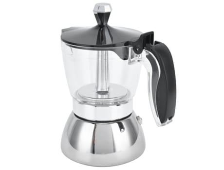 4 tazas de acero inoxidable Fabricante de café Stovetop Moka Pot cafetera Cocina Suministros de cocina | Cafeteras