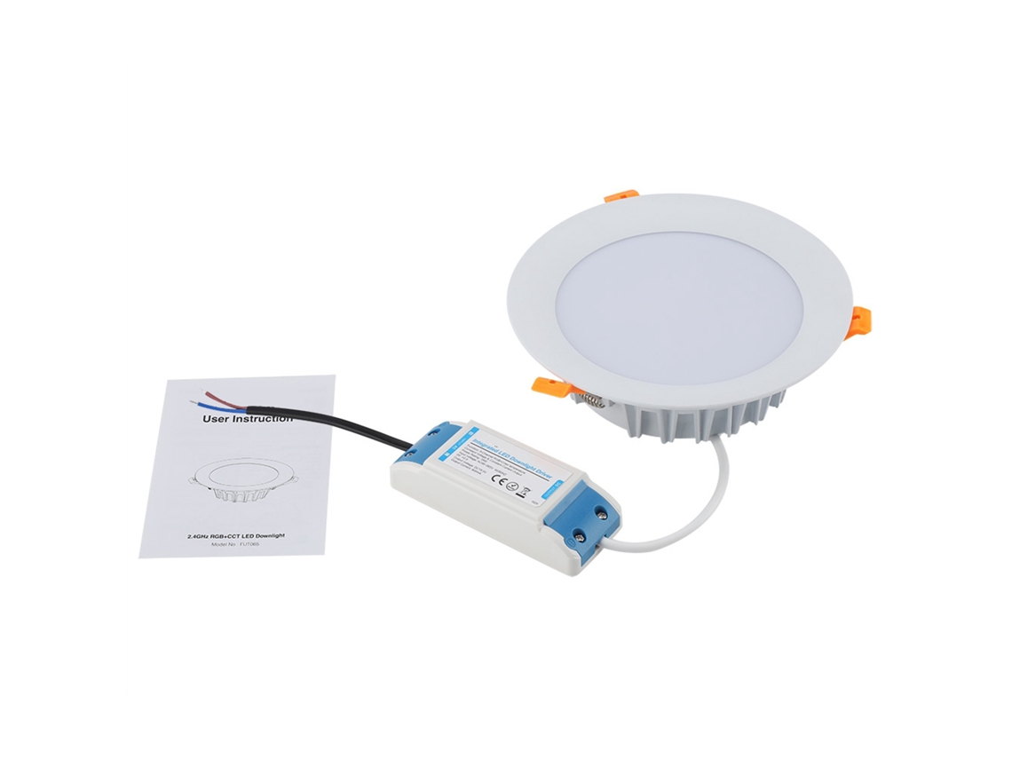 Rebe-panel Led Empotrable Techo Milight 18w Rgb+cct Regulable Wifi Bombilla De Techo