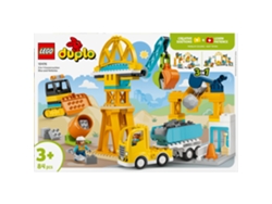 Lego® 10476 Duplo® Mi Ciudad Obra Y Vehículos 3en1 – Hormigonera, Grúa Y Volquete 3+